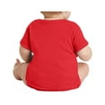 thumbnail image 2 of Yellow Rooster Infant Short Sleeve Baby Rib Bodysuit Raspberry 12M, 2 of 5