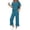 Sky Blue#13, variant on Textilo Womens 2 Piece Outfits Casual Spring Outfits Travel Vacation Short Sleeve T-Shirts Trendy Wide Leg Pants Set Red M