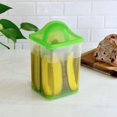 thumbnail image 3 of GHSDFBB 2 Pack Pickle Container with Strainer, Plastic Pickle Holder with Strainer, Pickle Keeper with Lid, 3 of 4