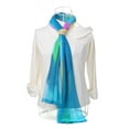 thumbnail image 7 of INSPIRE CHIC Women's Chiffon Shawl Long Geometric Beach Scarves Blue Purple, 7 of 7