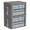 Dark Gray, variant on Clothes Storage Bins Box - Foldable Stackable Container Organizer Set with Clear Window & Carry Handles & Metal Frame