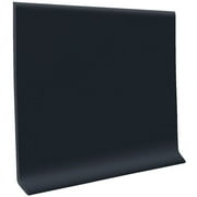 Roppe 4 In. x 20 Ft. Roll Black Vinyl Self-Stick Wall Cove Base HC40C51S100