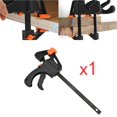 thumbnail image 1 of Eigraketly Barra de carpintería ajustable de 4 pulgadas F-Clamp Kit de carpintería rápido Herramienta de carpintero de sujeción de Herramientas y ferretería PC 1 Eigraketly TO005265-01, 1 of 1