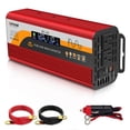 thumbnail image 1 of 500W Pure Sine Wave Inverter, 12V/24V Auto-Detect, 50Hz/60Hz Switchable, LCD Display, Type-C Fast Charging, Silent Design, Overload & Overheat Protection for RV, Home, 1 of 6
