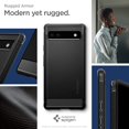 thumbnail image 3 of Funda Spigen Rugged Armor para Pixel 6a (2022) - Negro mate, 3 of 8