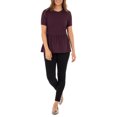 thumbnail image 5 of Wright's Womens Short Sleeve Peplum Waist Top, 5 of 6