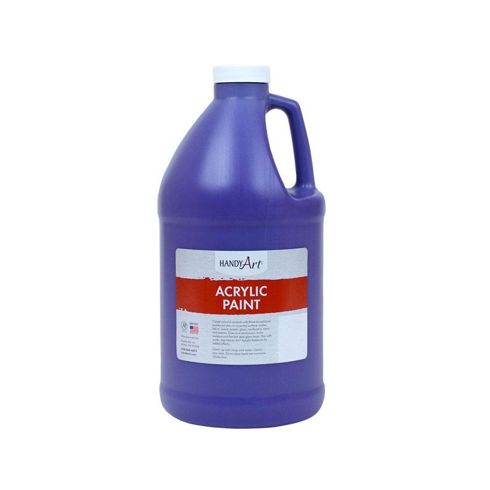Handy Art Acrylic Paint Half Gallon, Violet