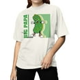 thumbnail image 2 of Officially Licensed Van Holten Pickles Big Papa Pickle Cartoon Fun Women's T-shirt, 2 of 3