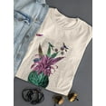 thumbnail image 3 of A Tropical Artichoke T-Shirt Women -Fab Funky Designs, Female Medium, 3 of 4