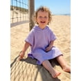 thumbnail image 6 of BemeyourBBs Toddler Baby Girls Boys Swim Cover Up Swimwear Poncho Kids Swimsuit Coverup Waffle Knit Beach Bathing Suit Bathing Robe Short Sleeve Hooded Coverups Beachwear Wrap, 6 of 9