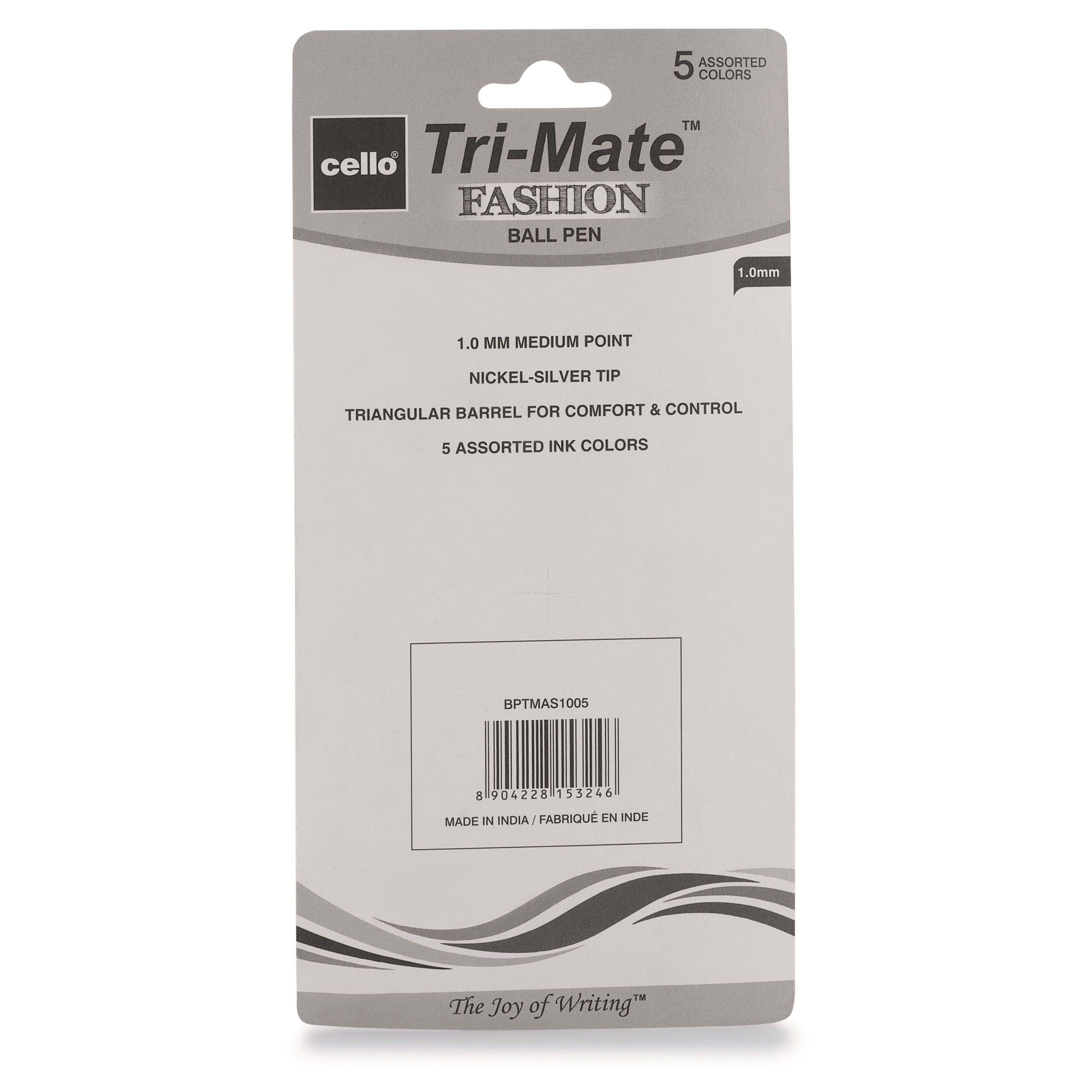 Cello Tri-Mate Pen, Assorted (12 Packs)