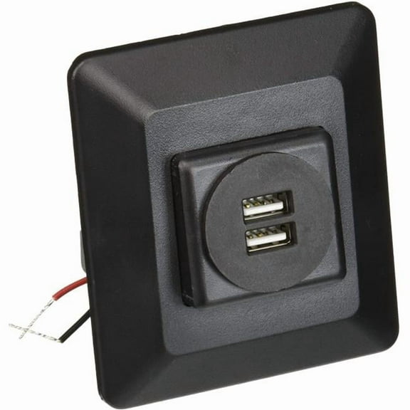 Valterra Products VLPDG61030VP Decor USB Charging Station, Black