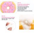 thumbnail image 3 of Gato de peluche con forma de donut, juguete con hierba gatera, almohada interactiva para gatito, regalo para gato, 3 of 5
