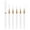 White, variant on 5Pcs Nail Art Brushes,Super Fine Thin Liner Nail Brush Set for Nail Gel Polish Painting Designs Gifts for Women Girls