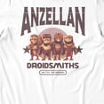 thumbnail image 3 of Star Wars The Mandalorian And Grogu Broken Fix Anzellan Droidsmith Line Up Men's T Shirt (White, S-XXXL), 3 of 4