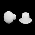 thumbnail image 2 of 5mm 0.2-inch Dia Plastic Round Head Flush Type Hole Plug Cap Cover White 500pcs, 2 of 2
