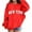 Red, variant on Girls Graphic Print Crewneck Sweatshirt Cute Drop Shoulder Long Sleeve Pullover Top Tops Long Sleeve Crewneck Casual Going Out Tops