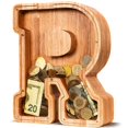 thumbnail image 1 of Alcancía de madera ELX personalizada para cartas, duradera, 1 of 5