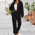 thumbnail image 2 of Sentmoon Outfits for Women 2 Piece Sets Hoddie Women's Clothing Fashion Women Long Sleeve And Long Pants Casual 2PC Sets With Pockets Warm Fall and Winter for Cold Weather and Everyday Wear M, 2 of 10