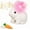 White, variant on JEWLALO My Realistic Bunny Toy, Easter Stuffed Animals, 2026 New Glowing Jumping Squeaky and Shaking Ears Easter Bunny, Hopping Easter Bunny Plush Toys, Easter Gifts