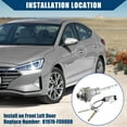 thumbnail image 2 of Unique Bargains 81970-F0000 Front Left Door Lock Cylinder with 2 Keys for Hyundai Elantra 2017-2020 LH Silver Tone, 2 of 7