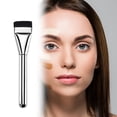 thumbnail image 4 of HBFAGFB Foundation Flat Head Light Seamless Facial Makeup Tool Suitable for All Skin Types Silver, 4 of 9