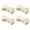 White, variant on 4Pcs Silicone Cord Winder Holder Power Cord Organizers Clip Bowknot Shape Cord Holders for Kitchen Appliances Enduring