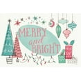 thumbnail image 2 of Penner, Janelle 18x13 White Modern Wood Framed Museum Art Print Titled - Retro Christmas I Bright, 2 of 4