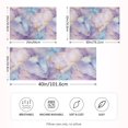 thumbnail image 2 of Yayeee Pillowcase King Size Set of 2 Satin Wrinkle Resistant Envelope Pillow Case, Purple Marble Pattern, 2 of 8