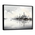 thumbnail image 2 of Designart "Ancient Kong City 15th Century Urban Landscape II" Hong Kong Floater Framed Wall Art Print, 2 of 7