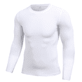 thumbnail image 5 of Ropa interior de manga larga elástica, transpirable y de secado rápido para hombre, ropa interior para niños, adultos, baloncesto, correr, deportes, entrenamiento, fitness, 5 of 5