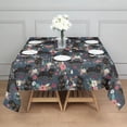 thumbnail image 3 of Rottweiler Dog and Flower Floral Square Tablecloth,Waterproof Square Table Cover,Wipeable Spillproof Washable Table Cover for Home Kitchen Party Decor 60"x60"(152x152cm), 3 of 6