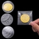thumbnail image 4 of 150 protectores de monedas, fundas de bolsillo para monedas, porta monedas conmemorativas de un solo bolsillo, fundas protectoras para monedas, bolsa para joyas, 4 of 7