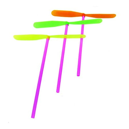 Fettipop 12 pc Plastic Dragonfly Assortement, Yellow/Green/Orange