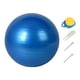 thumbnail image 1 of Pelota de ejercicio Pilates Entrenamiento con pelota Mujeres Hombres Inflador incluido Soporte para la espalda azul 55cm, 1 of 9