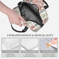 thumbnail image 3 of Naloa Lilies Flowers Print Lunch Bag for Women & Men Insulated Lunch Box or Cooler Lunch Tote Bags for Work, Travel, Outdoor, 3 of 5