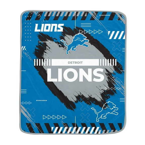 Pegasus Detroit Lions 60" x 72" Game Tech Ultra Cozy Blanket