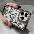thumbnail image 4 of Funda Para Samsung Galaxy A73 A54 A53 A34 A33 A23 A14 A13 A04S 4G 5G Cubierta Trasera Negro Blanco Mariposa Transparente Teléfono Casos Duro Espalda Suave Borde, 4 of 4