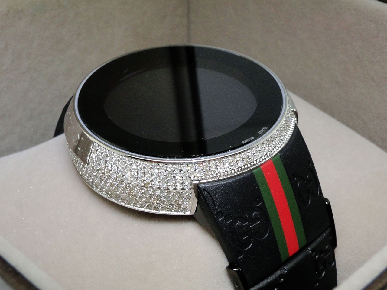 diamond digital watch