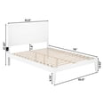 thumbnail image 6 of AFI NoHo Solid Wood Queen Platform Bed in White, 6 of 10