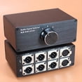 thumbnail image 3 of HIFI Audio Signal Switching Selector XLR Lossless Distribution Box 3 in 1 Out,for CD Decoder Amp Speakers, 3 of 6