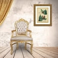 thumbnail image 3 of Unknown 19x24 Gold Ornate Wood Framed with Double Matting Museum Art Print Titled - Douglas Fir and White Fir, 3 of 4