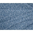 thumbnail image 4 of oneOone Polyester Lycra Dusty Blue Fabric Florals Quilting Supplies Print Sewing Fabric By The Yard 56 Inch Wide, 4 of 4
