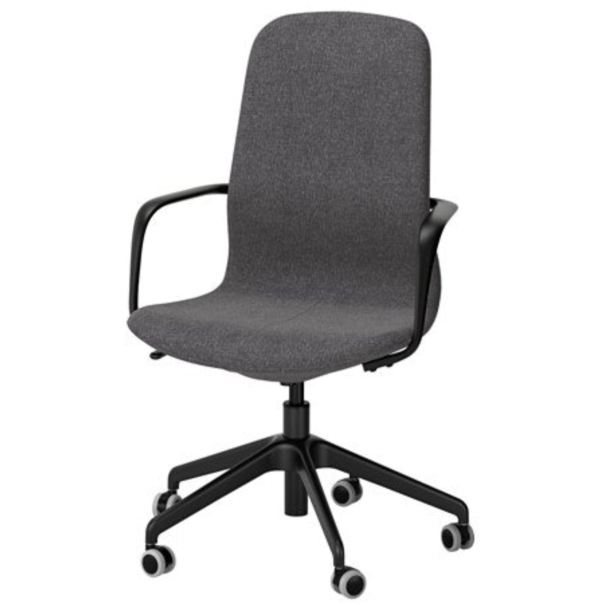 Ikea 41 Swivel Chair With Casters Armrest Nared Dark Gray Ikea 41 Swivel Chair With Casters Armrest Nared Dark Gray Seat Black Legs 18386 23262 168 Com