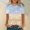 Light Blue, variant on Kayannuo Short Sleeve Womens Tops Graphic Tees Women Valentine's Day Women's Fashionable Printed Round Neck Short Sleeved Casual T-shirt Top
