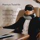 thumbnail image 2 of Almohada cervical de viaje Proglobe para aviones con máscara para ojos y tapones para los oídos, 2 of 8