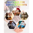 thumbnail image 4 of FEOYA Pack of 5 Men Crew Toe Socks Five Finger Socks Cotton Athletic Five Toe Socks Running Toe Socks for Outdoor Winter Sports Spring Autumn L, 4 of 6