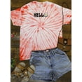 thumbnail image 3 of Hello Daisy Flower Tie Dye Cyclone Women -Image by Shutterstock, Female x-Large, 3 of 4