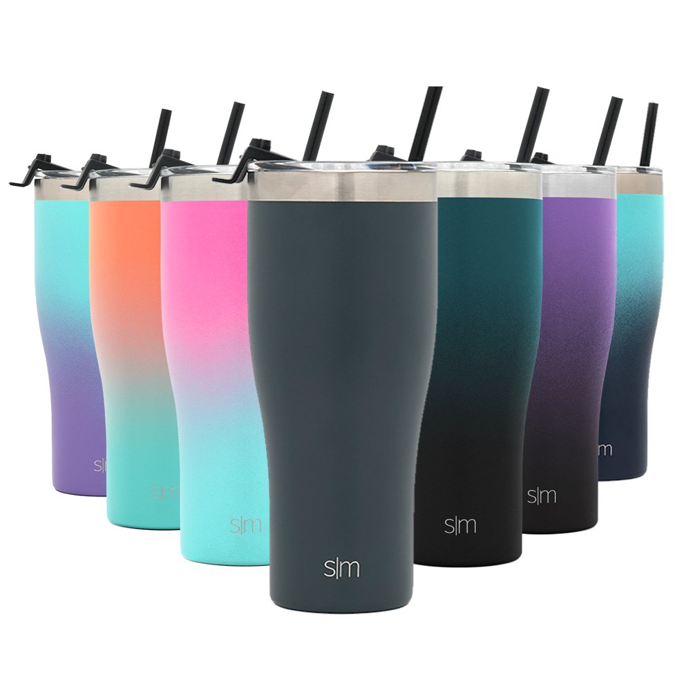 Simple Modern 32oz Slim Cruiser Tumbler with Straw & Closing Lid Travel