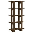 thumbnail image 2 of vidaXL Book Cabinet Room Divider Display Book Rack Bookshelf Engineered Wood, 2 of 27